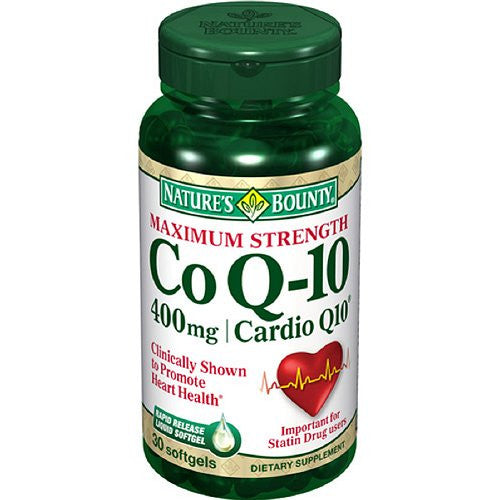 Co Q-10 (Coenzyme Q-10) 400 Mg Super Potency Cardio Supplement Softgels - 30 Ea